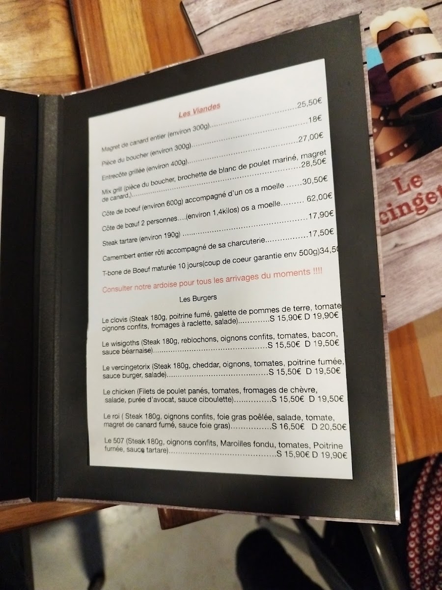 Menu Vercingetorix Grill-9